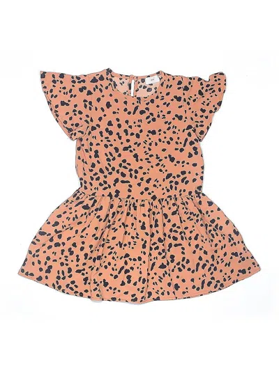 Pre-owned 12pm By Mon Ami Kids' Dress In Orange