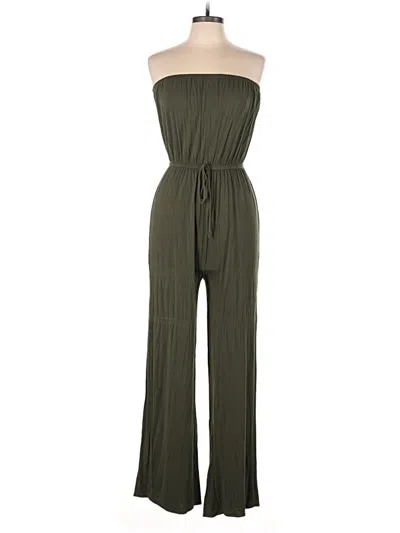 Pre-owned 12pm By Mon Ami Jumpsuit In Green