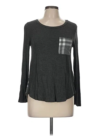 Pre-owned 12pm By Mon Ami Long Sleeve T-shirt In Gray