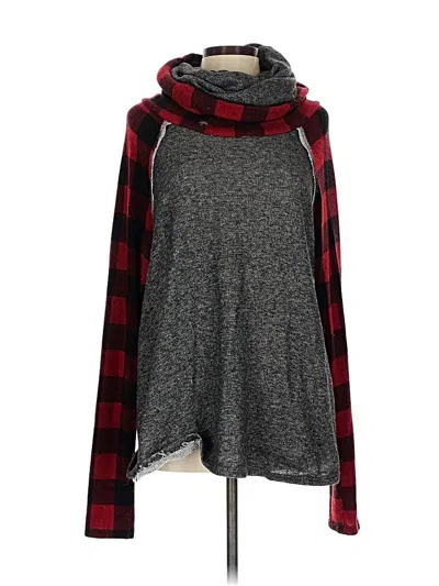 Pre-owned 12pm By Mon Ami Poncho In Gray