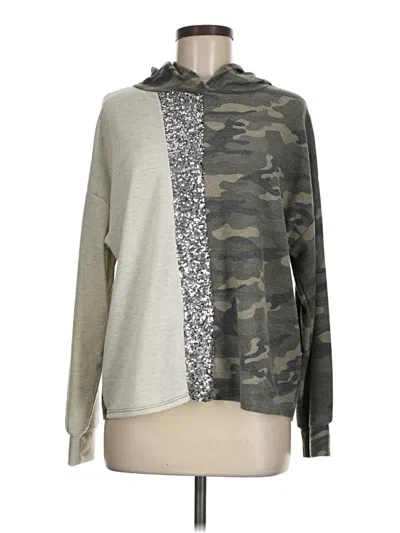 Pre-owned 12pm By Mon Ami Pullover Hoodie In Green