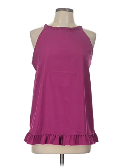 Pre-owned 12pm By Mon Ami Sleeveless Blouse In Purple