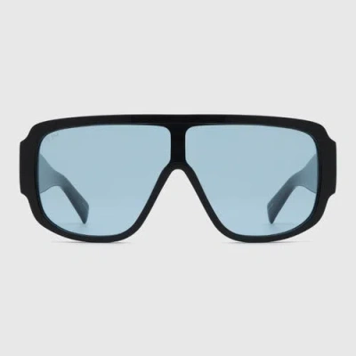 12pm Studios Aspen Shield Sunglasses In Blue