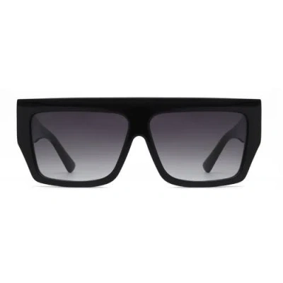 12pm Studios Nyc Square Sunglasses In Black