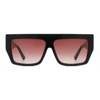 12pm Studios Nyc Square Sunglasses In Gold