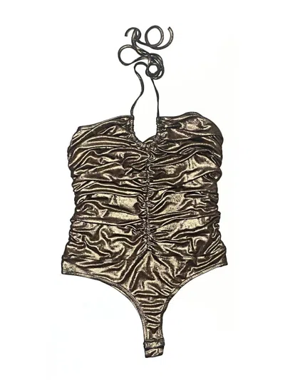 Pre-owned 12th Tribe Bodysuit In Black