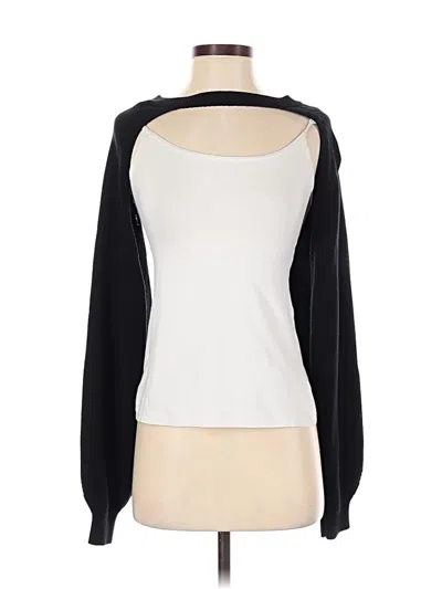 Pre-owned 12th Tribe Cardigan Sweater In Black