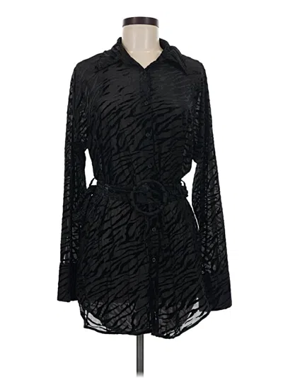 Pre-owned 12th Tribe Casual Dress In Black