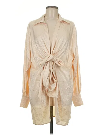 Pre-owned 12th Tribe Casual Dress In Brown