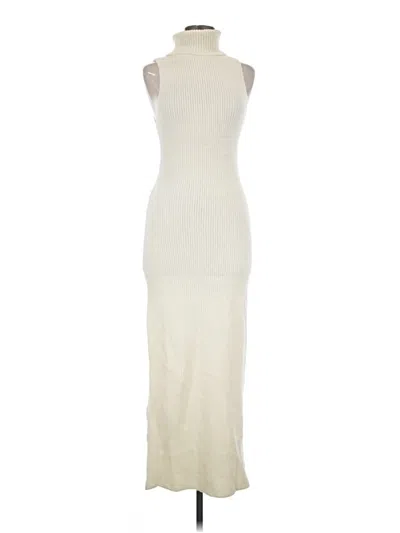 Pre-owned 12th Tribe Casual Dress In Ivory