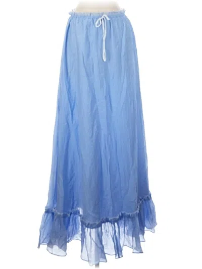Pre-owned 12th Tribe Casual Skirt In Blue