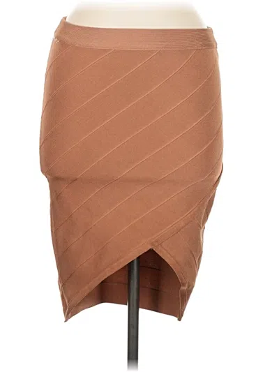 Pre-owned 12th Tribe Casual Skirt In Brown