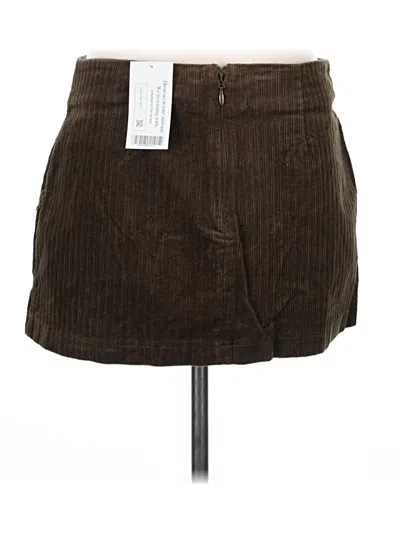 12th Tribe Casual Skirt In Brown