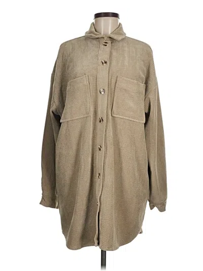 Pre-owned 12th Tribe Coat In Brown