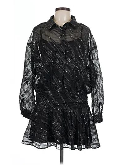 Pre-owned 12th Tribe Cocktail Dress In Black