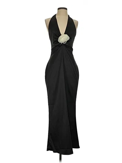 Pre-owned 12th Tribe Cocktail Dress In Black