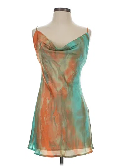Pre-owned 12th Tribe Cocktail Dress In Blue