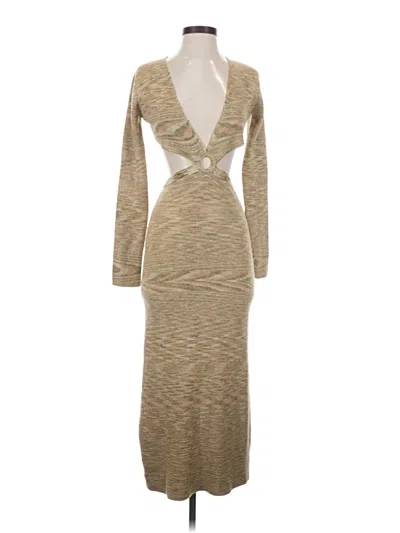 Pre-owned 12th Tribe Cocktail Dress In Brown