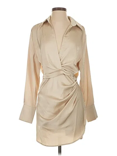 Pre-owned 12th Tribe Cocktail Dress In Brown