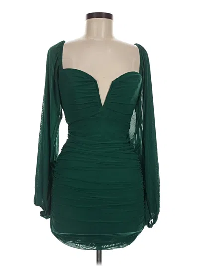 12th Tribe Cocktail Dress In Green