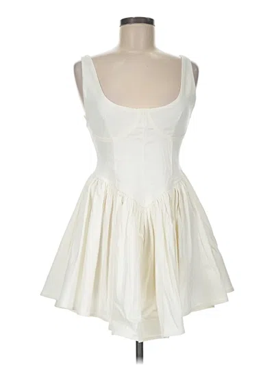 Pre-owned 12th Tribe Cocktail Dress In Ivory