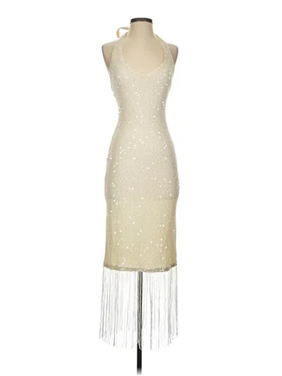 Pre-owned 12th Tribe Cocktail Dress In Ivory