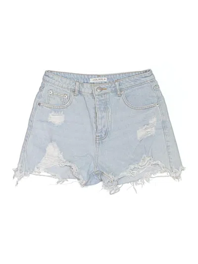 Pre-owned 12th Tribe Denim Shorts In Blue