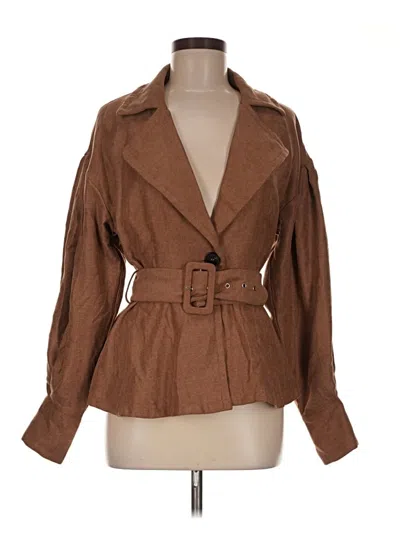 Pre-owned 12th Tribe Jacket In Brown