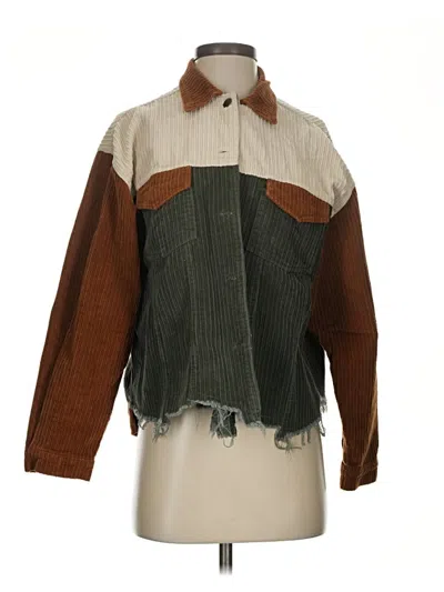 Pre-owned 12th Tribe Jacket In Green