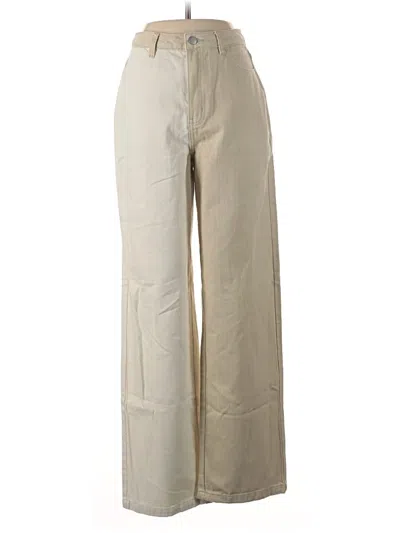 Pre-owned 12th Tribe Jeans In Ivory