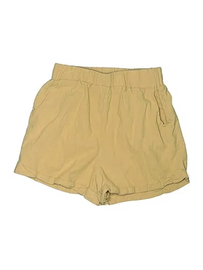 Pre-owned 12th Tribe Khaki Shorts In Yellow