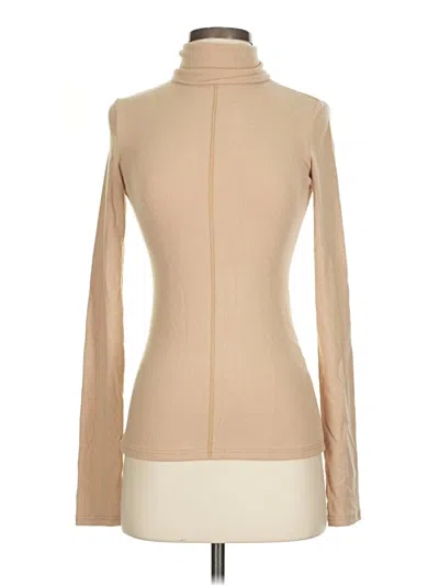 Pre-owned 12th Tribe Long Sleeve Turtleneck In Brown