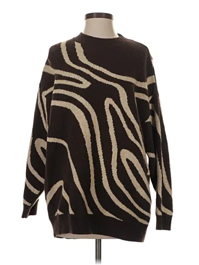 Pre-owned 12th Tribe Pullover Sweater In Brown