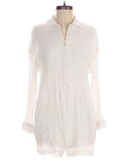 Pre-owned 12th Tribe Romper In White