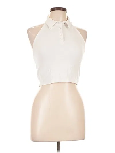 Pre-owned 12th Tribe Sleeveless Blouse In Ivory