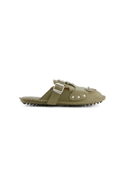 13 09 Sr Medusa Mule Strap Khaki In Green