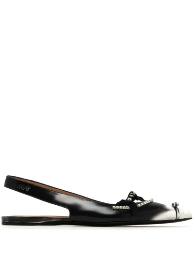 13 09 Sr Miky Ballet Flats In Black