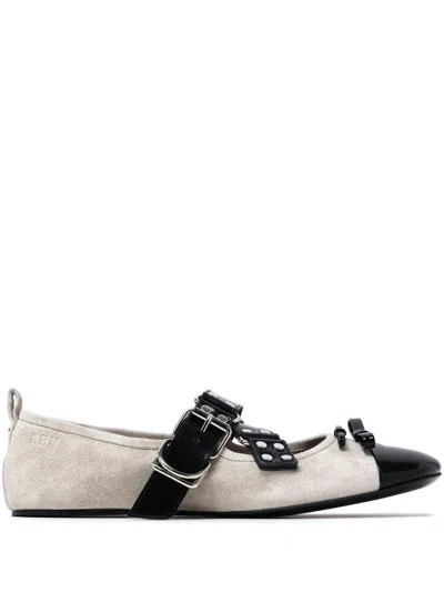 13 09 Sr Tonic Ballet Flats In Neutrals