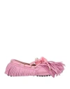 13 09 Sr Woman Loafers Pink Size 11 Soft Leather In Pink