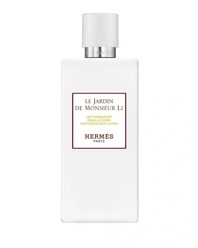 Hermes Le Jardin De Monsieur Li Moisturizing Body Lotion, 6.5 Oz./ 192 ml