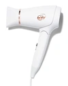 T3 Micro Featherweight Folding Compact Hair Dryer With Dual Voltage In White