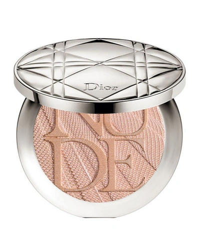 Dior Skin Nude Air Luminizer: Glow Addict Edition Holographic Sculpting Powder In 002 Holo Gold