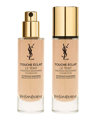 Saint Laurent Touche Eclat Le Teint Radiance Awakening Foundation Spf 22, 1 Oz. In Bd25 Warm Beige