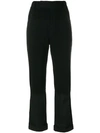 Haider Ackermann Cropped Tailored Trousers In Black