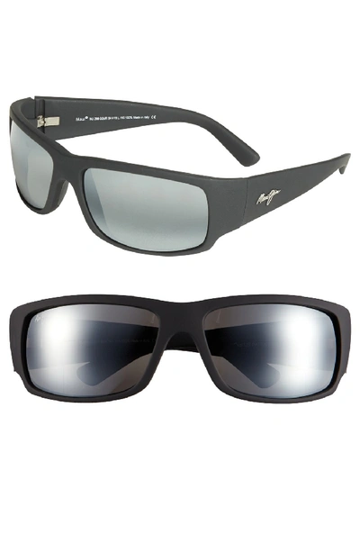 Maui Jim World Cup Polarized Sunglasses, 266-02mr In Grey Mir Pol