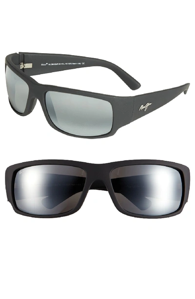Maui Jim World Cup Polarized Sunglasses, 266-02mr In Matte Black