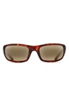 Maui Jim Stingray 55mm Polarized Sunglasses In Tortoise