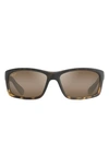 Maui Jim Kanaio Coast 61mm Polarizedplus2 Sunglasses - Matte Tortoise Ombre/ Bronze In Matte Tortoise Ombre/ Bronze