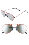 LGR AGADIR 54MM SUNGLASSES - RED/ SILVER MIRROR,2499