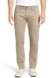 Mavi Jeans Zach Straight Leg Twill Pants In Beige Twill
